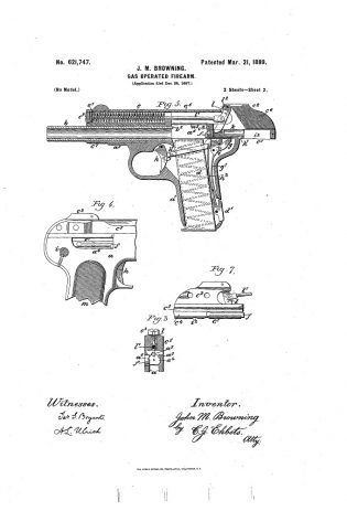 FN Browning model 1900 Patent