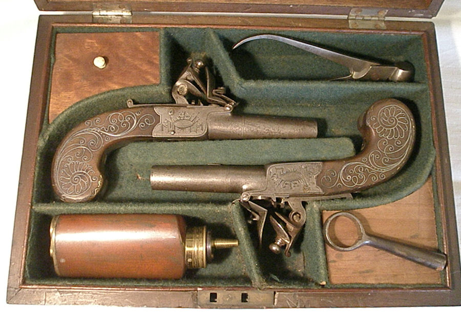 boxlock pistol flintlock