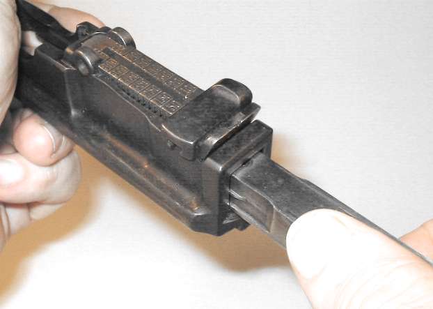 Assembly of the pistol Mauser C96