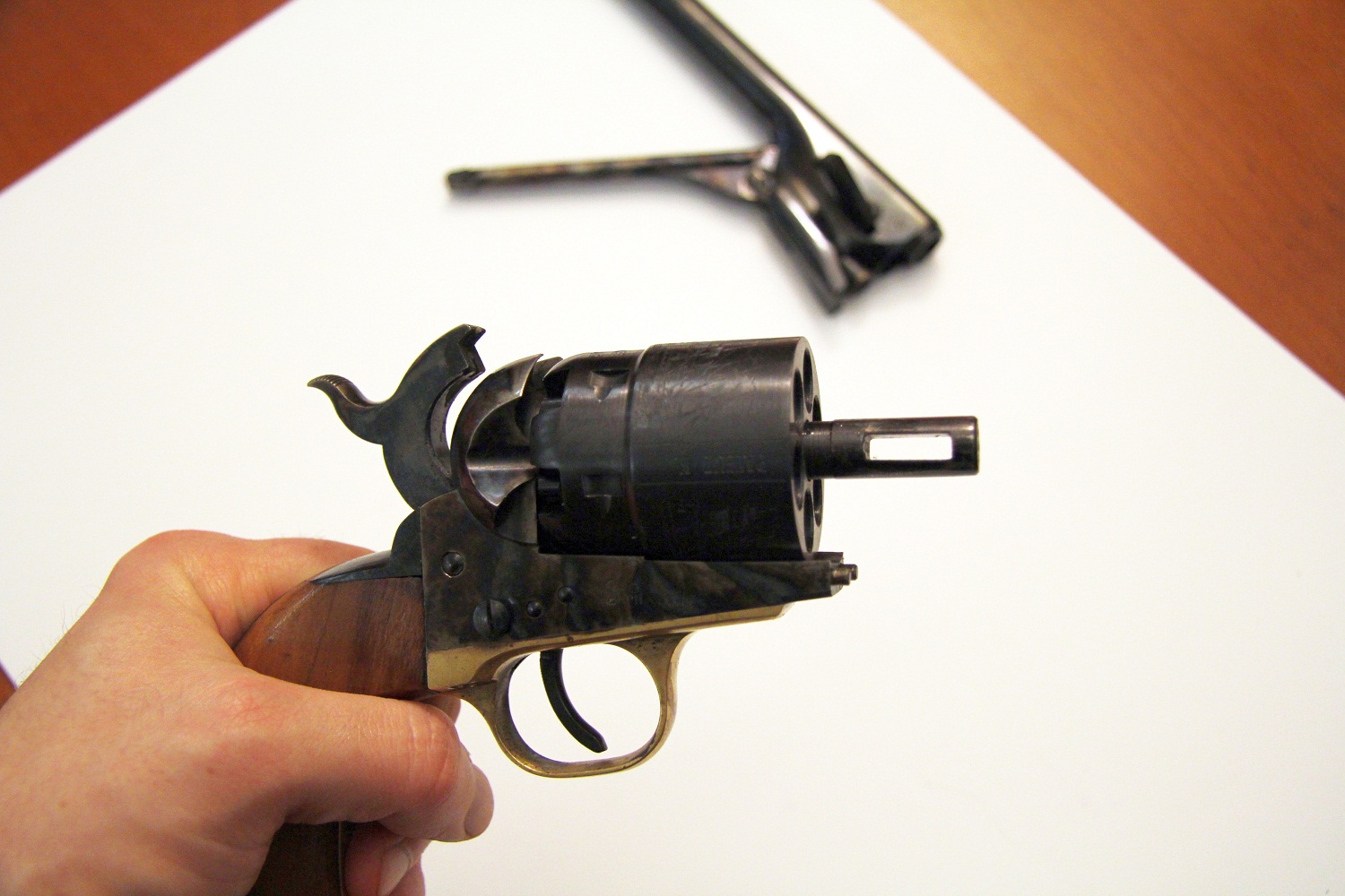 Colt Army 1860 disassembly