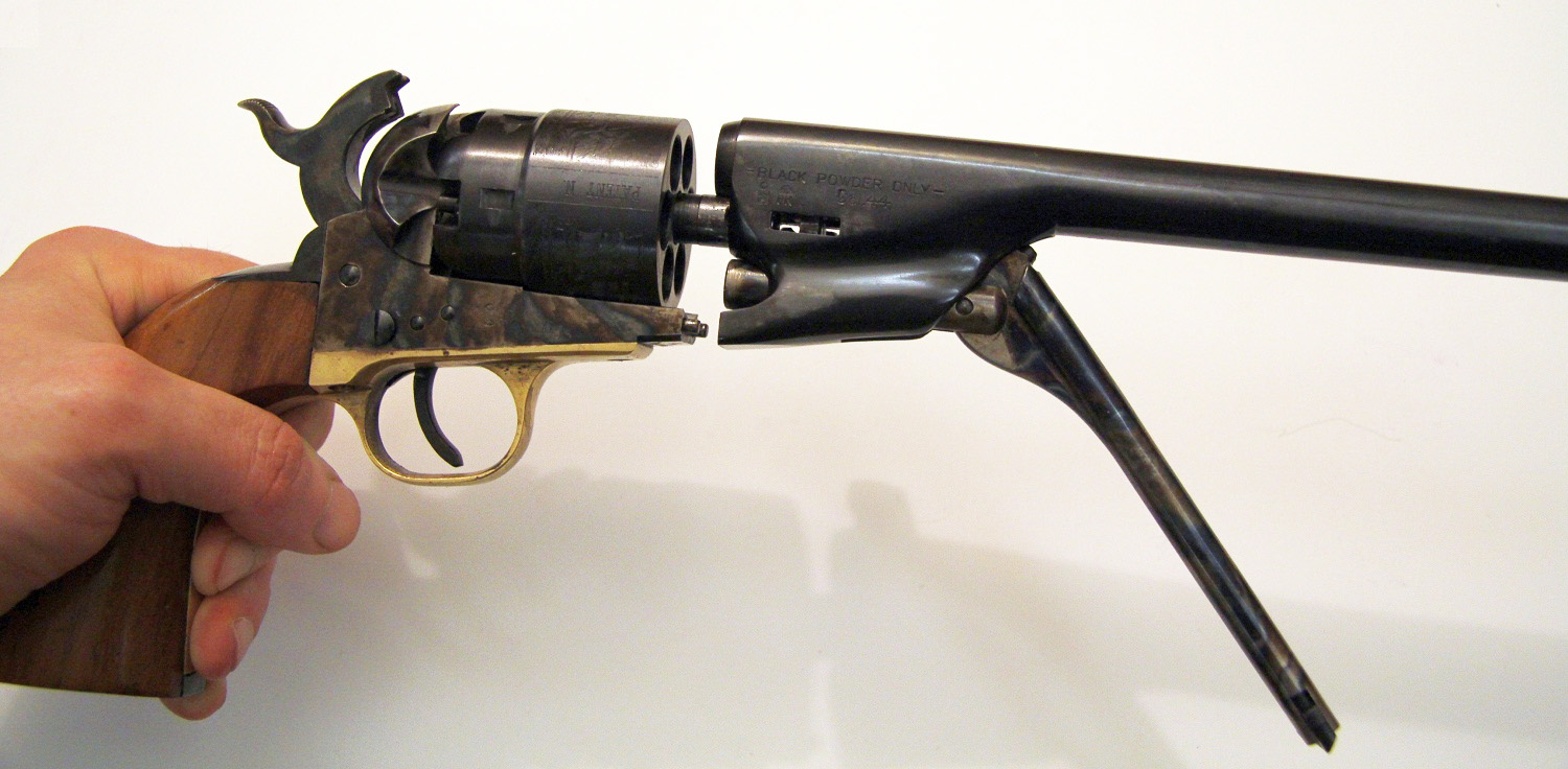 Colt Army 1860 reassembly