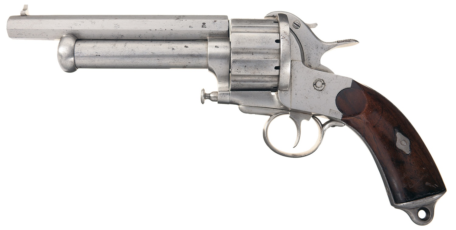 LeMat Brevette Marked Pinfire and Percussion Revolver
