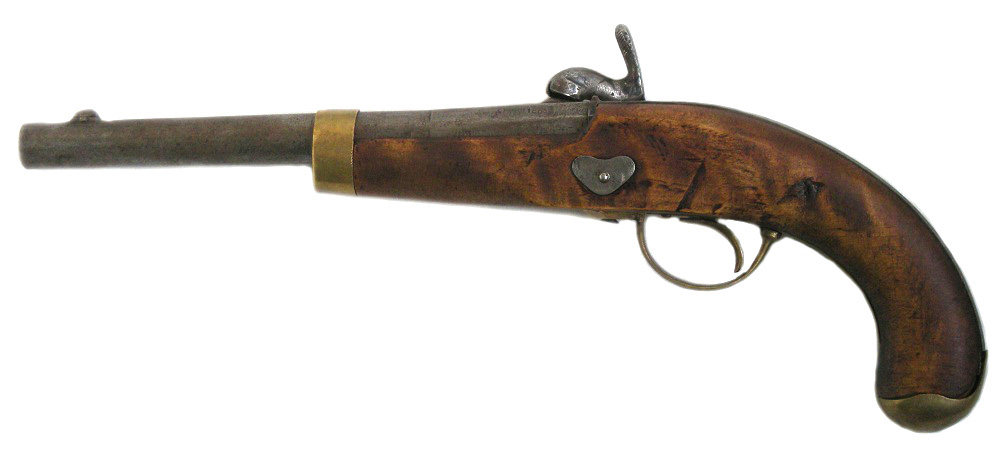 Русский солдатский капсюльный пистолет образца 1848 года 