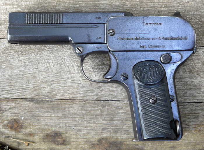 1907 Dreyse Pistol First Variant