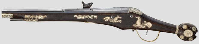 Колесцовый пистолет офицеров саксонской лейб-гвардии