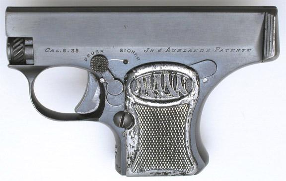 The Mann Pistol Model 1920 second variant
