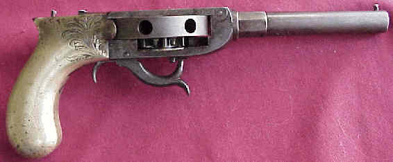Cochran turret revolver underhammer