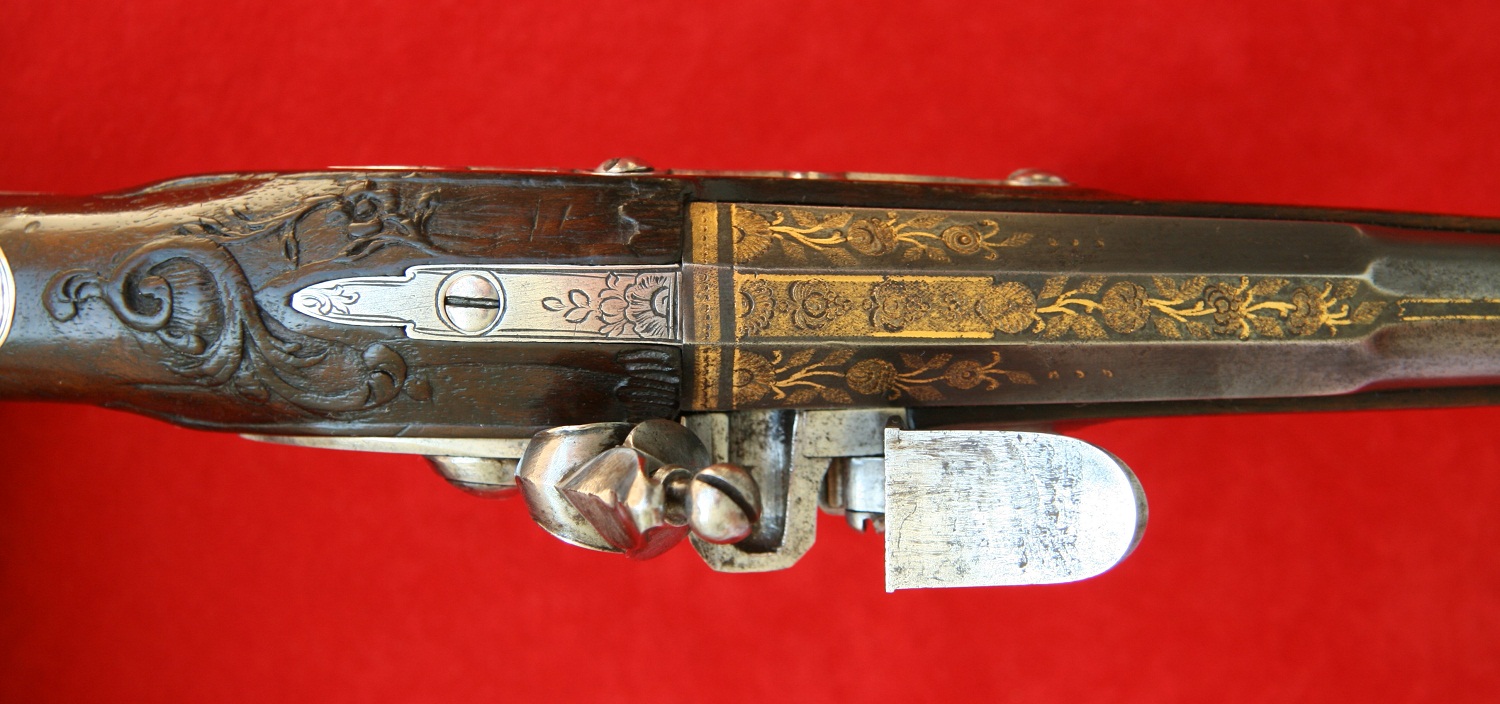 Flintlock pistol made by master Tezenas