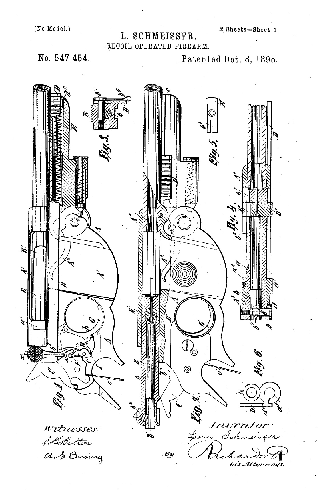 Patent Bergmann 1894