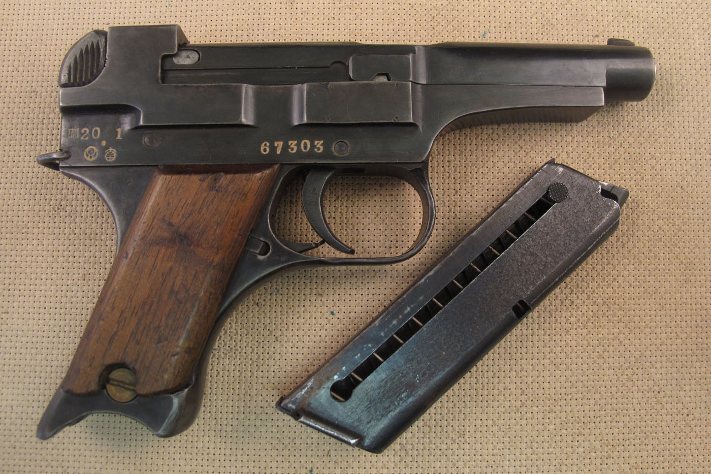 Japanese Nambu Type 94 Pistol fifth variation