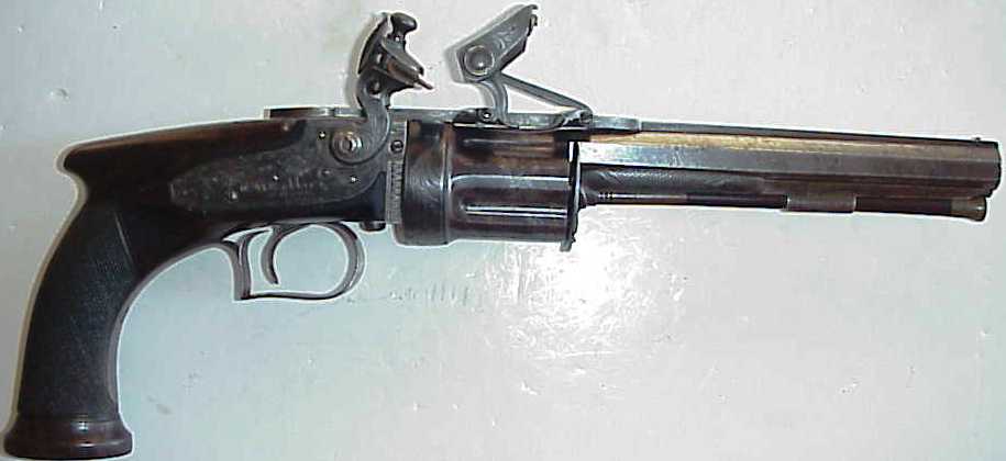 Collier Flintlock Revolver