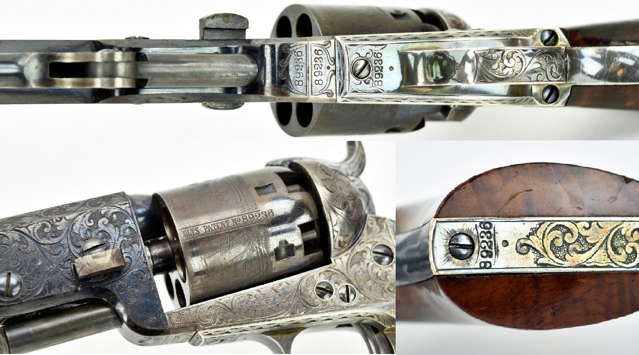 Type IV large round trigger guard Colt Model 1851 Navy Revolver