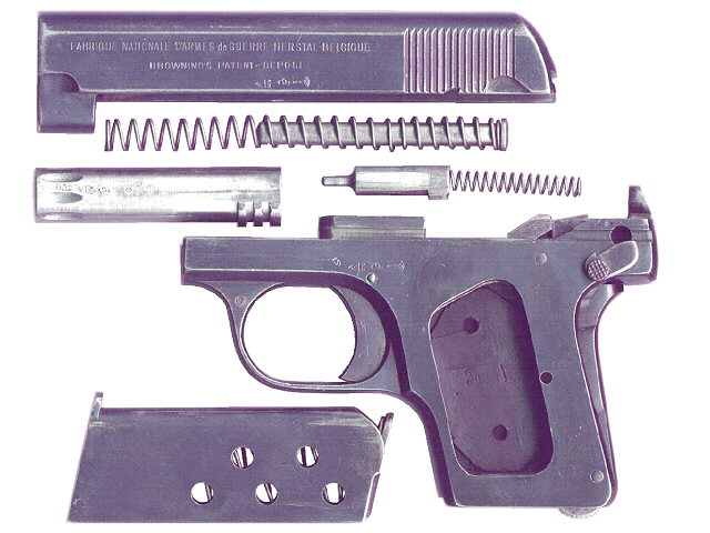 FN Browning M 1906 Pistol second variation