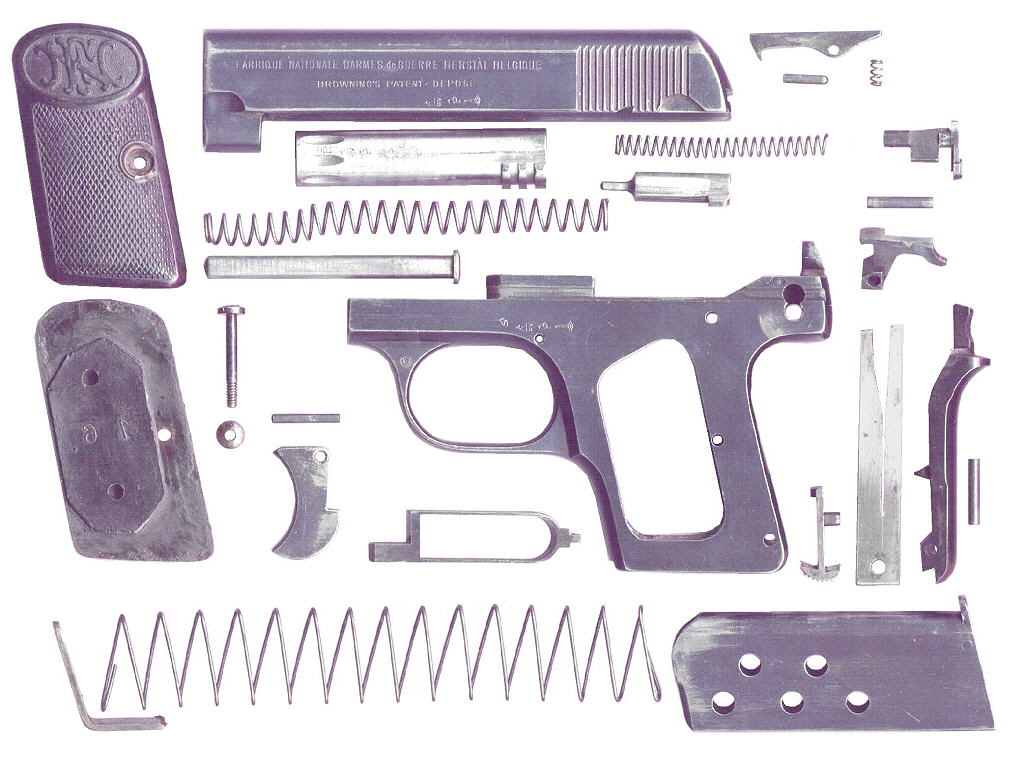 FN Browning M 1906 Pistol second variation