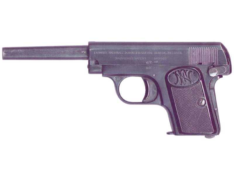 FN Browning M 1906 Pistol variation long barrel