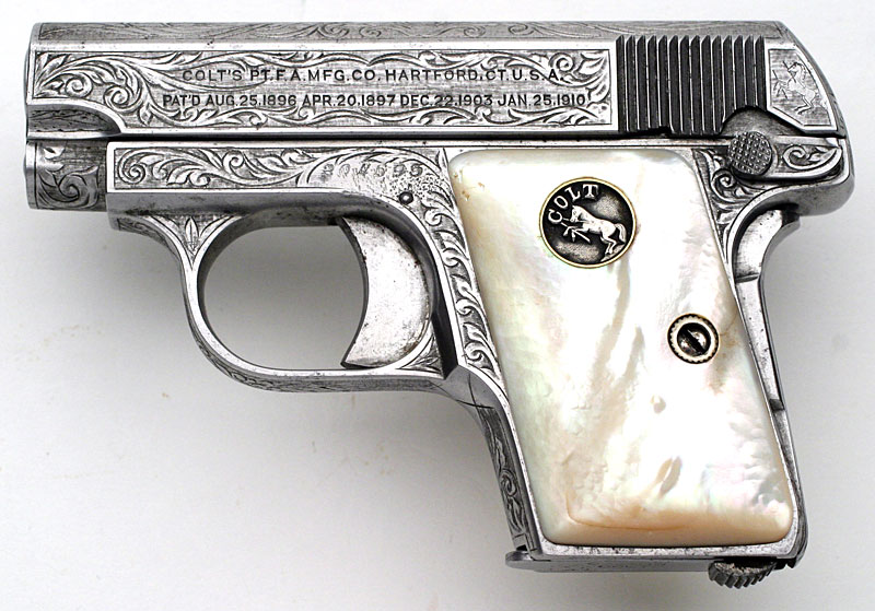 Colt 1908 Vest Pocket with Silver Plated