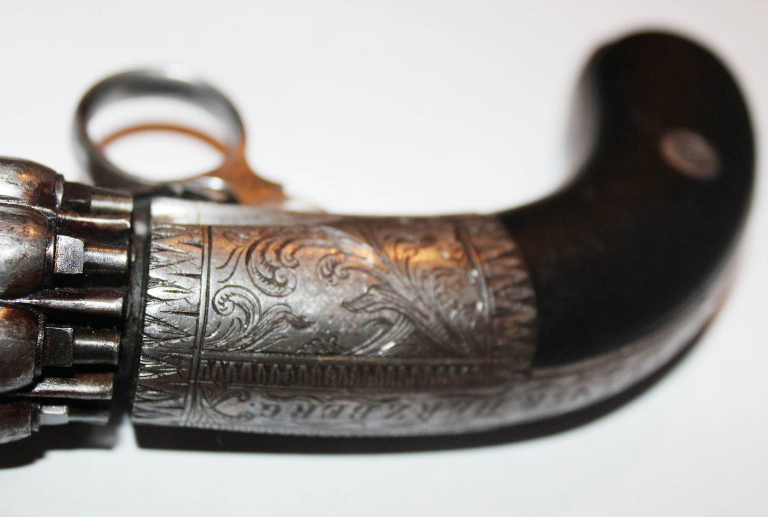 percussion pepperbox made by H.W. Kramer