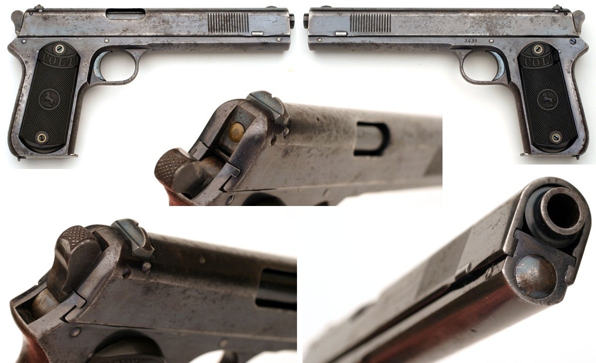 Colt Model 1900 Sight Safety Altered, round hammer