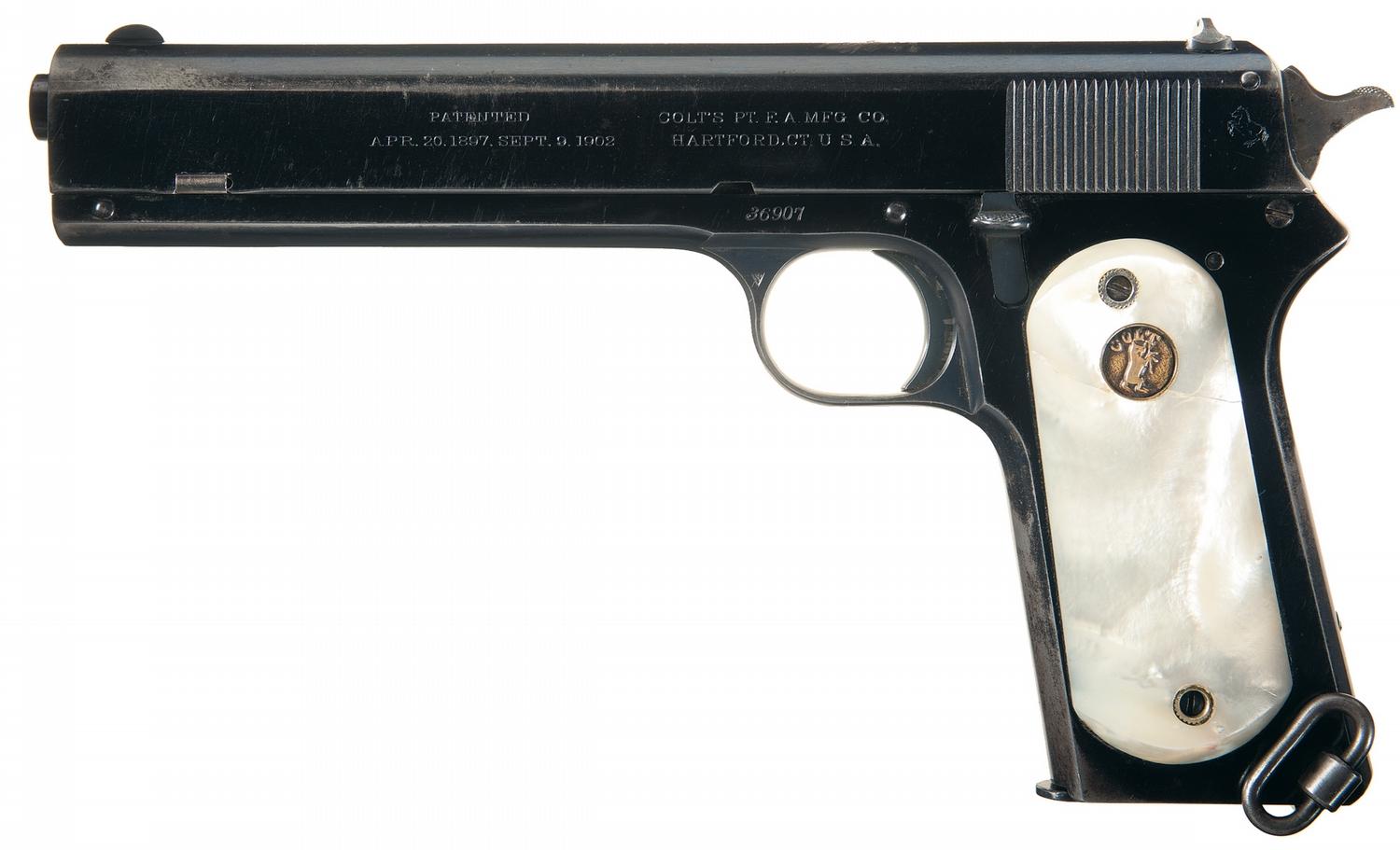 Colt Model 1902 Military factory pearl grips