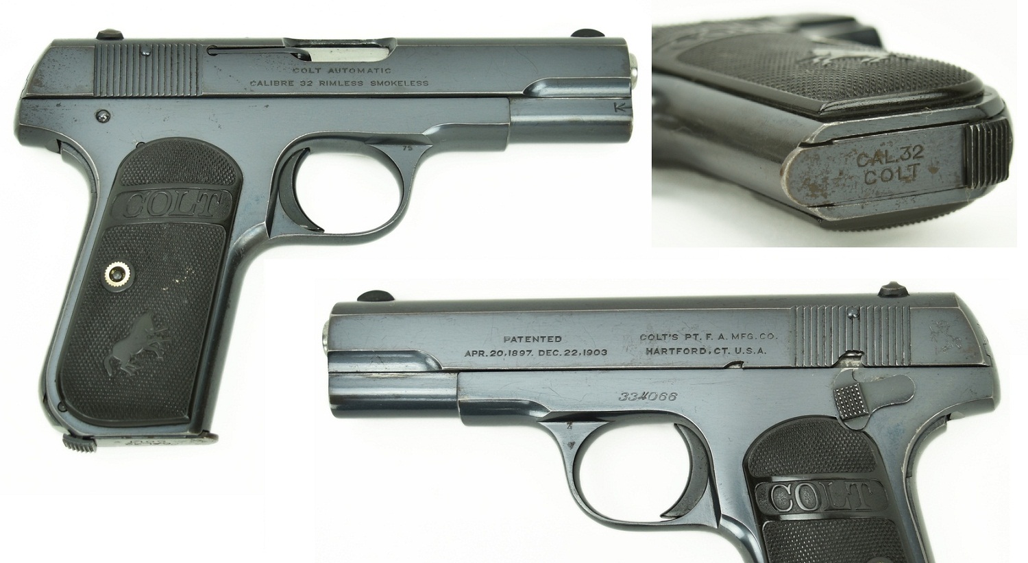 Colt Model 1903 Pocket Hammerless Third Variant