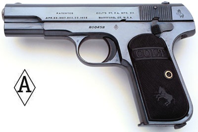 Colt Model 1903 Pocket Hammerless Belgian Contract