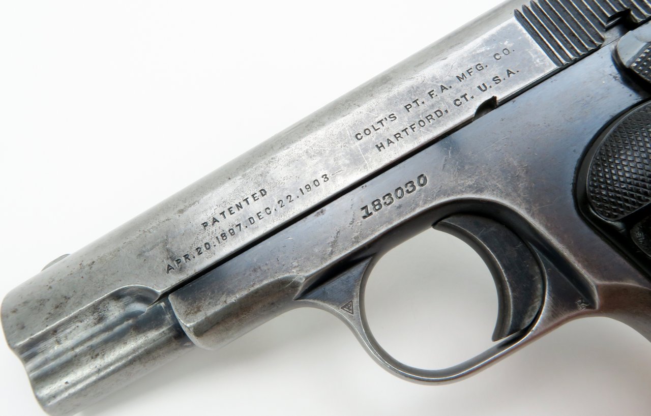 Colt Model 1903 Pocket Hammerless Third Variant