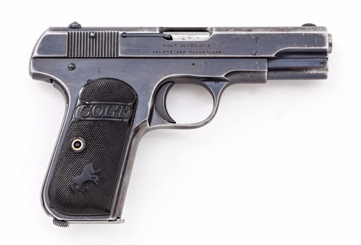 1908 Colt Hammerless Pocket Model Calibre 380