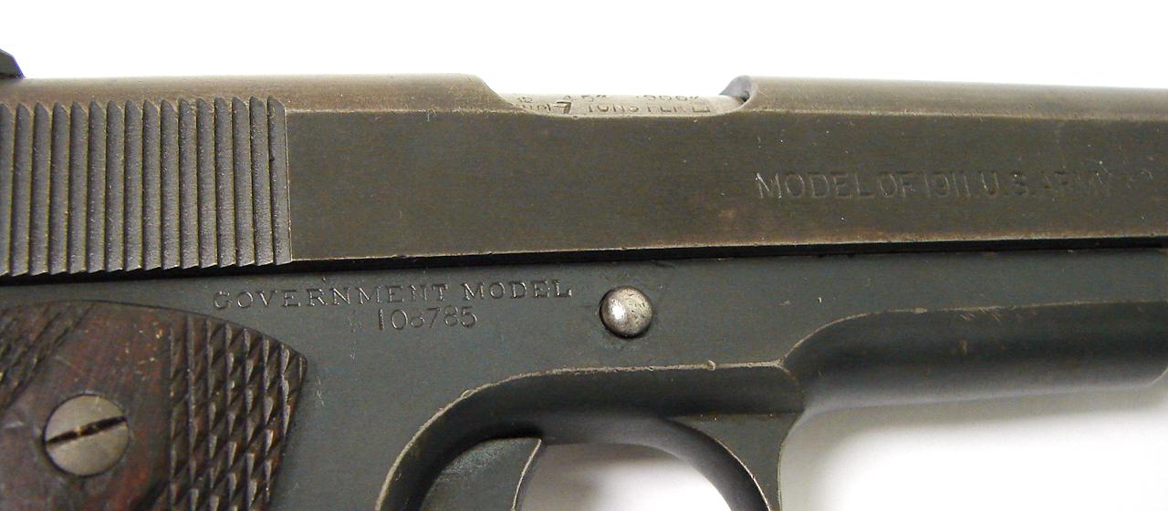 Colt 1911 455 Webley British Contract