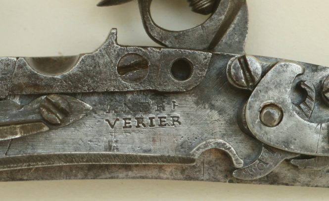 French flintlock pistol model of 1763/66