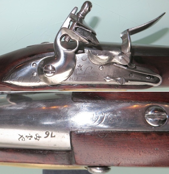 French flintlock pistol model of 1763/66 Manufacture de St Etienne