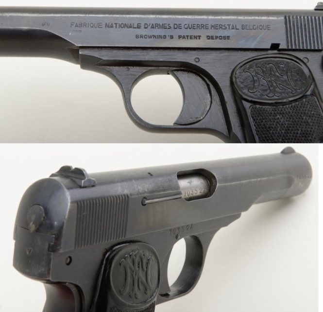FN Browning Modell 1922 Pistol nazi production Commercial Variation