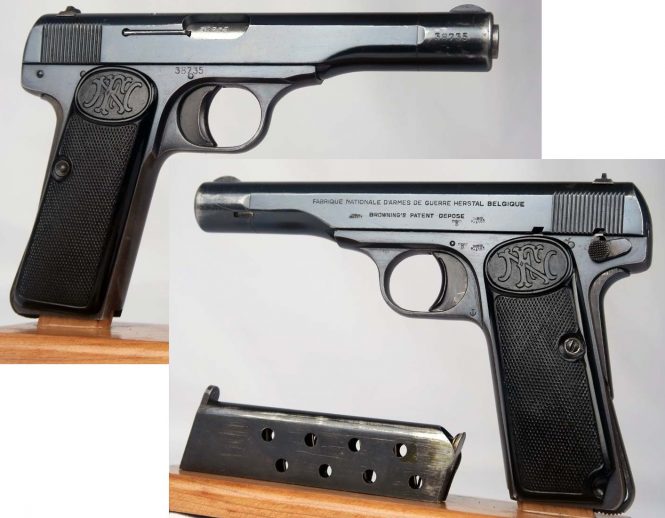 FN Browning Modell 1922 Pistol nazi production 2nd Variation, WaA103