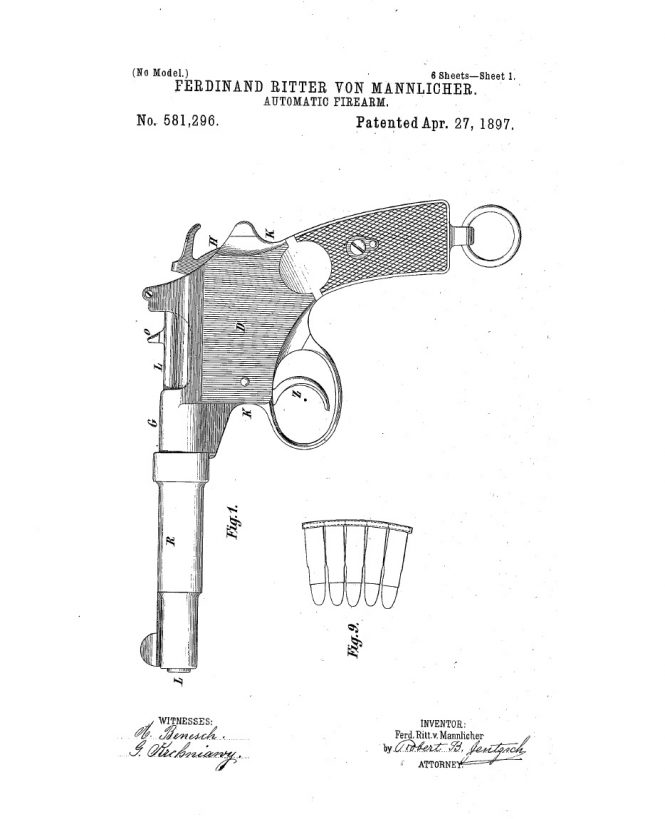 Patent Mannlicher M1894 
