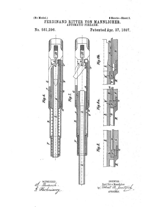 Patent Mannlicher M1894 