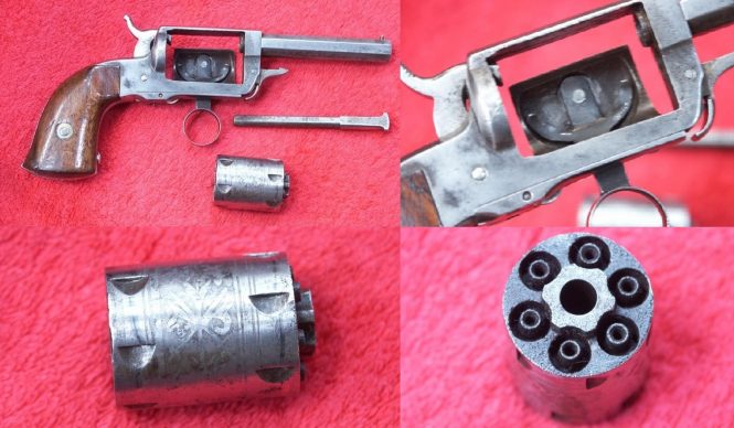 Whitney-Beals patent pocket revolver .28 caliber