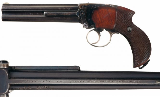 Charles Lancaster Two Barreled Pistol