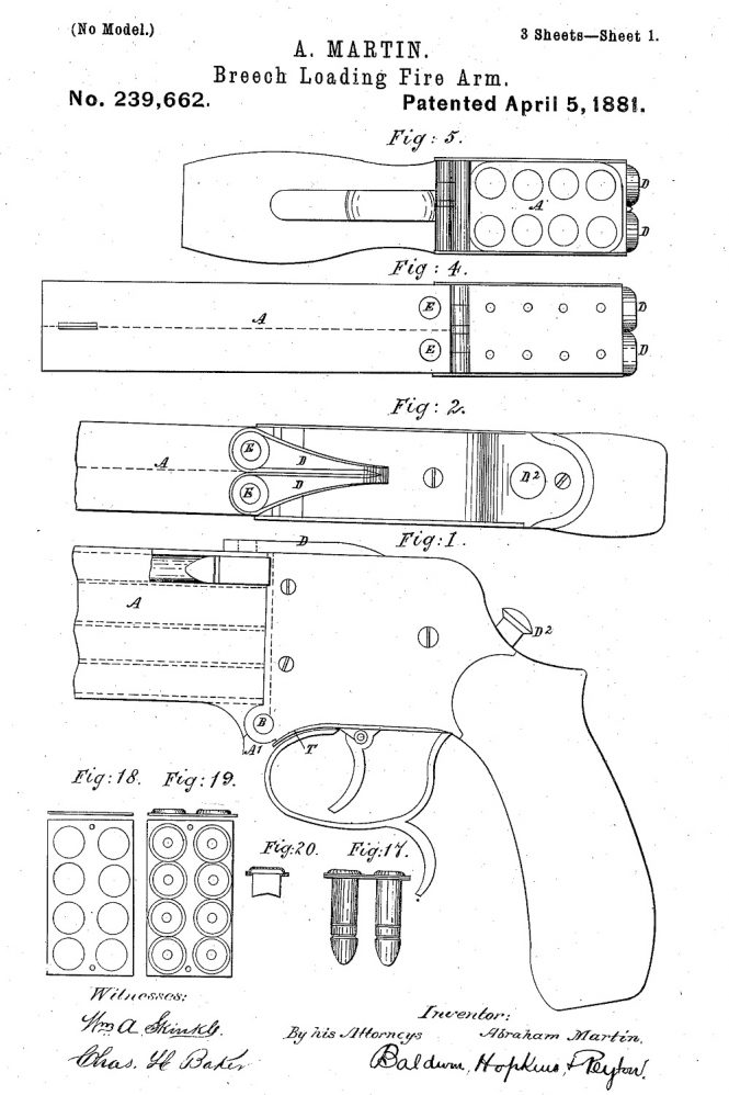 Abraham Martin Patent №239662 April 5, 1881
