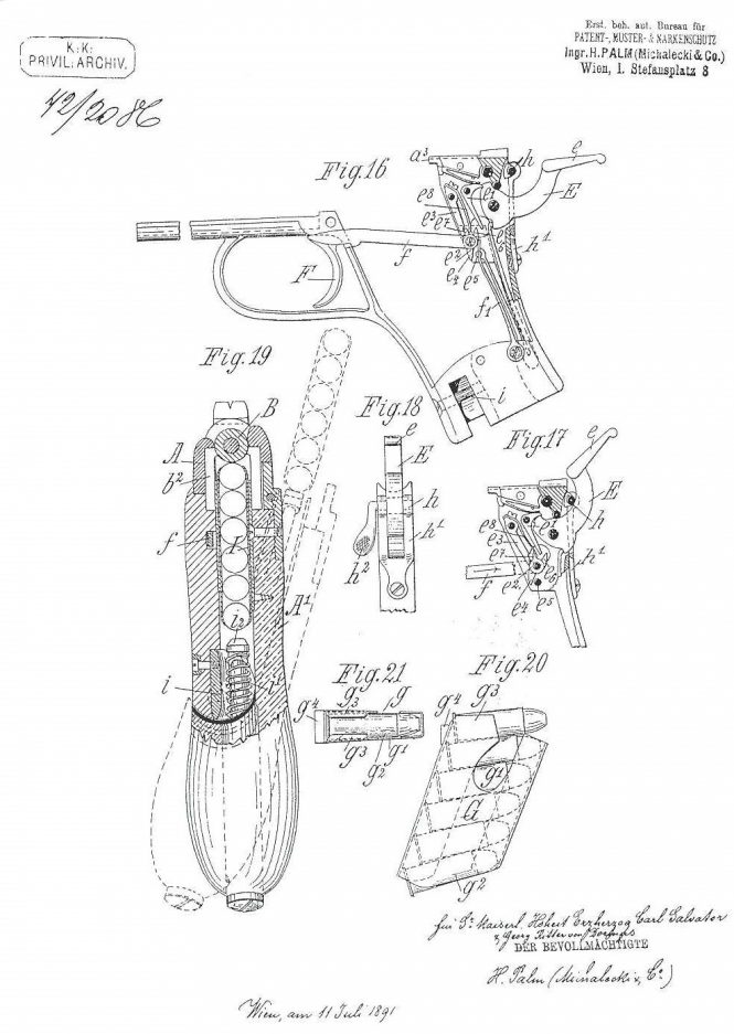 Patent Salvator Dormus Pistol