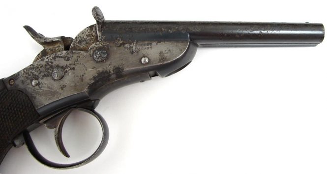 Remington Nagant Rolling Block pistol second variation