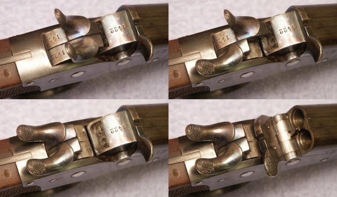 Двуствольный пистолет Ремингтон-Наган Rolling Block образца 1877 года