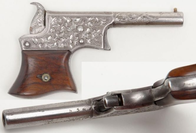 Remington Vest Pocket Pistol (Saw Handle Derringer), .22 cal