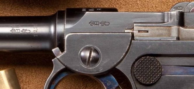 Borchardt C93 Pistol marking