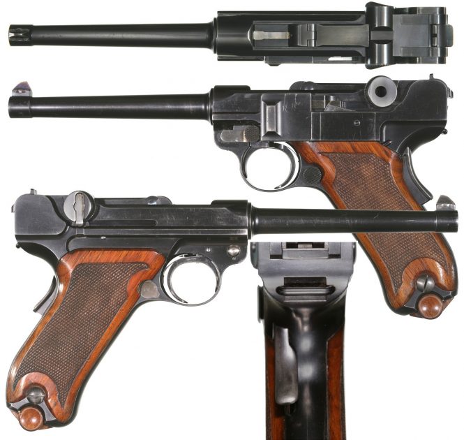 2nd model prototype Borchardt Luger pistol 