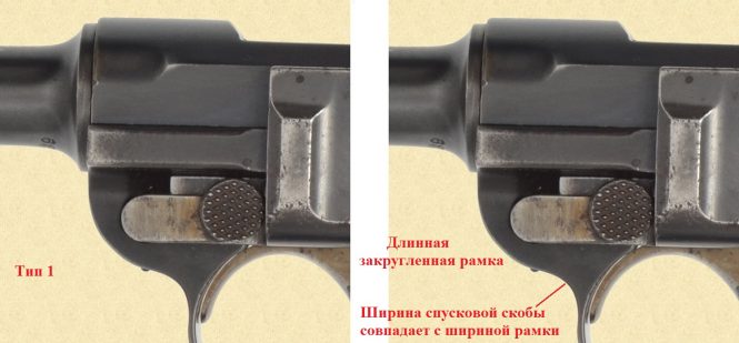 Long and short frame profiles Luger variations