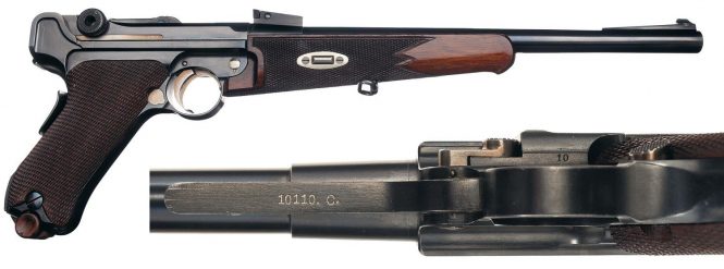 Prototype Transitional New Model 1902/06 Luger Carbine