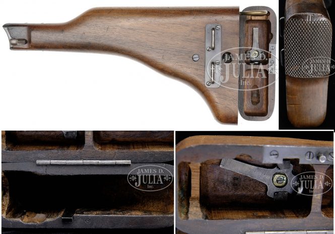 Box-type wooden holster-stock for Lange Pistole 08