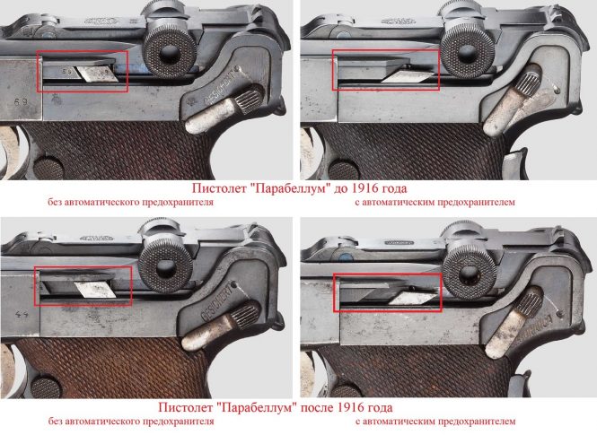 Parabellum pistols the sear bar modification