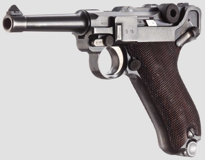 Pistol 08, Mauser, code "K - S/42", 1st variant