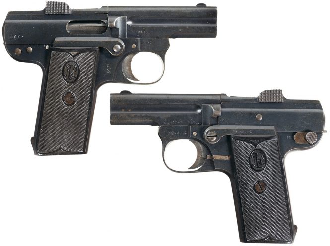 Pieper Pistol Model A 1907, 7,65 mm