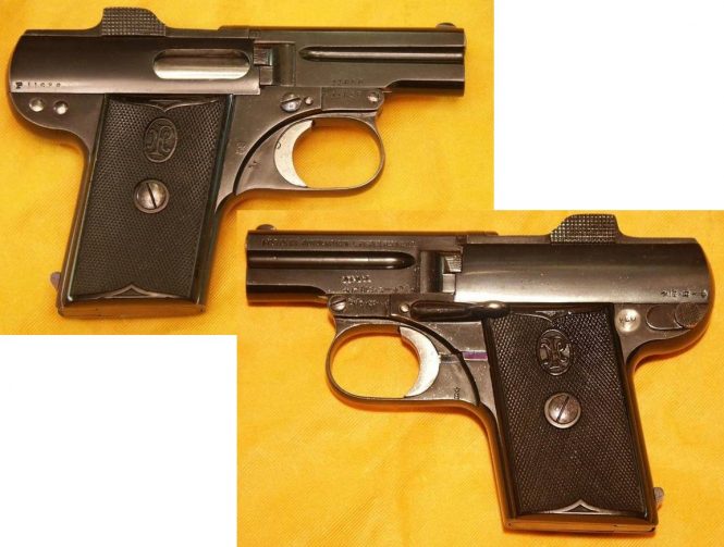 Nicolas Pieper Pistol Model C, Basculant